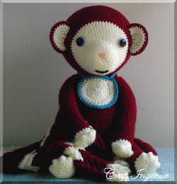 Pot Belly Baby Monkey Free Crochet Pattern