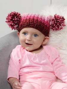 Pretty in Pink Baby Hat Crochet Pattern