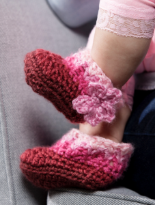 Pretty in Pink Booties