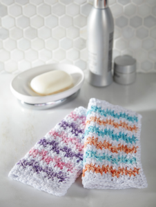 Rick Rack Washcloths Free Crochet Pattern