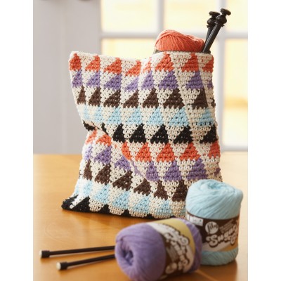 Totally Triangles Multi-Use Bags Free Crochet Pattern