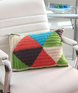 Triangle Puzzle Pillow