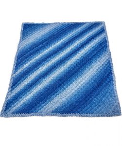 Corner-to-Corner Ombre Throw Free Crochet Pattern