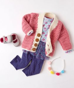 Crochet Cutie Baby Cardigan Free Pattern