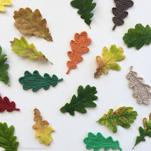 Fall Crochet Leaf Pattern
