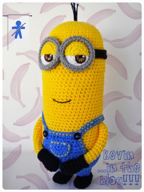 Kevin minion amigurumi free crochet pattern