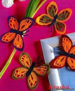 Lace Crochet Butterflies