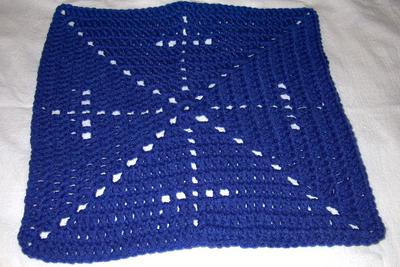 4-Crosses Granny Square Free Crochet Pattern