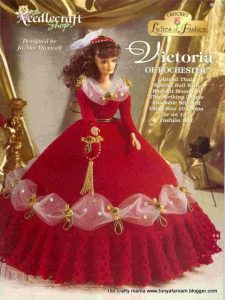 Victorian Barbie Crochet Gown Pattern