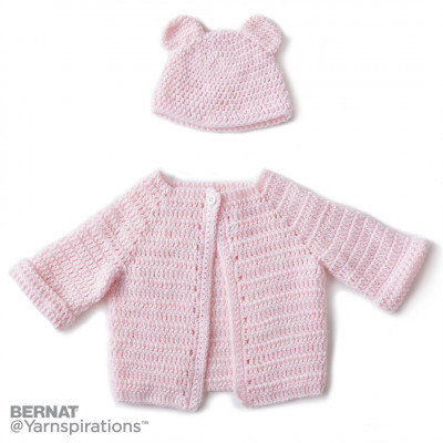 Crochet Baby Jacket Set Free Pattern