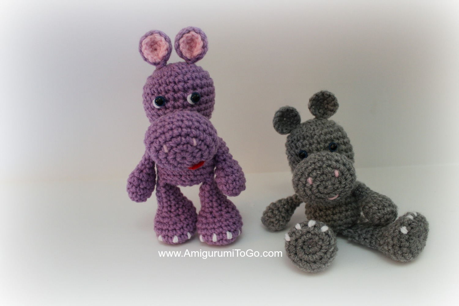 The OG LBF Hippo Free Amigurumi Crochet Pattern