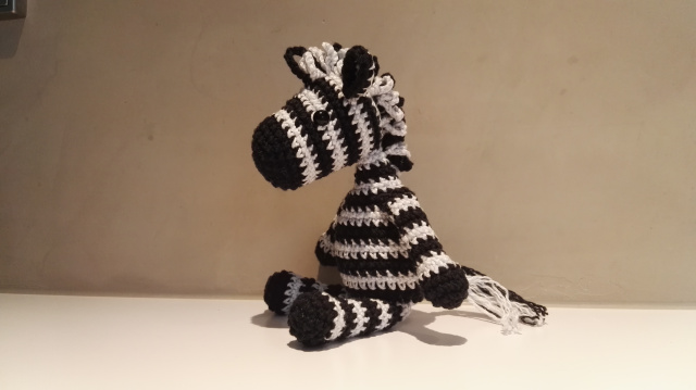 Zaza the Zebra Free Amigurumi Crochet Pattern