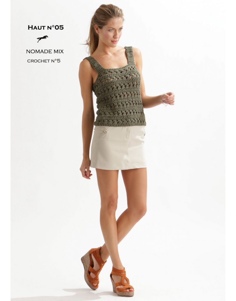 Cute Tank Top Free Crochet Pattern