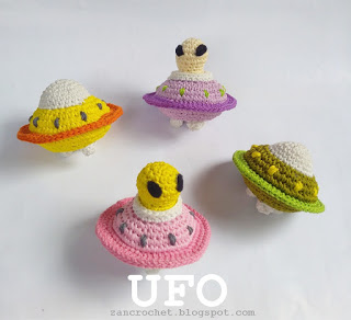 UFO Free Crochet Amigurumi Pattern
