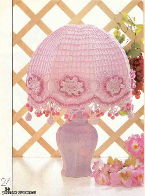 Pink Crochet Lampshade Pattern