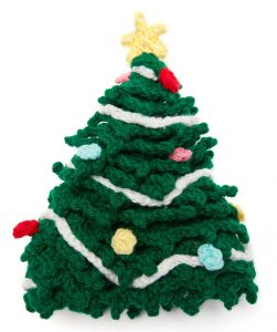 Christmas Tree Jar Topper Free Crochet Pattern