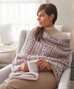 Cozy Hygge Wrap Free Crochet Pattern