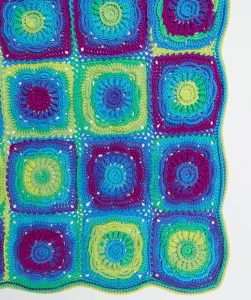 Floral Beauty Throw Free Crochet Pattern