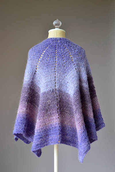 Allium Shawl Free Crochet Pattern