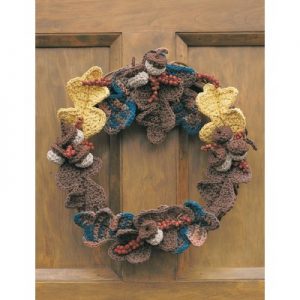 Autumn Harvest Wreath Free Crochet Pattern