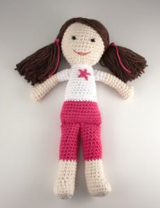 Back to School Lily Doll Free Crochet Pattern