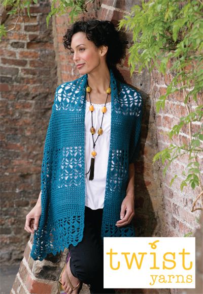 Elegant Stole Free Crochet Pattern