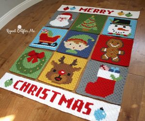 Free Christmas Blanket Crochet Patterns