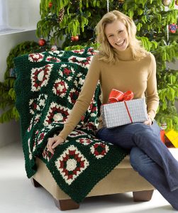 Granny's Noel Throw Free Crochet Pattern