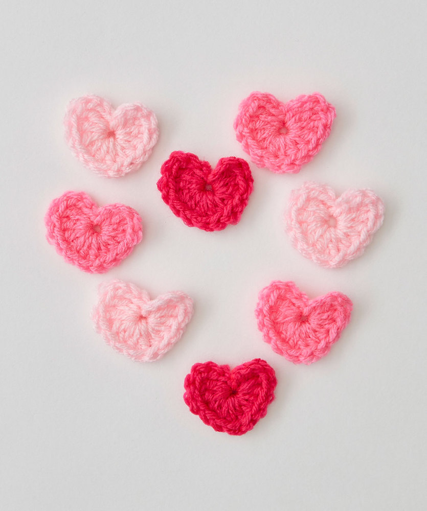 Beginner Sweet Hearts to Crochet Free Pattern