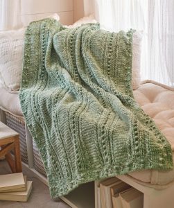 Comforting One-Color Throw Free Crochet Pattern