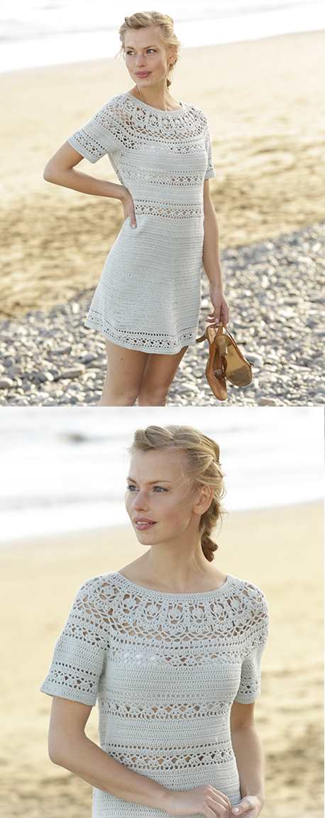 Grace in Lace Crochet Dress Pattern Free