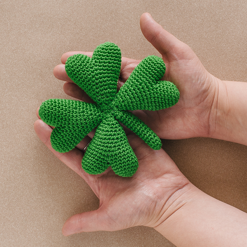 Lucky 4 Leaf Clover Free Crochet Pattern