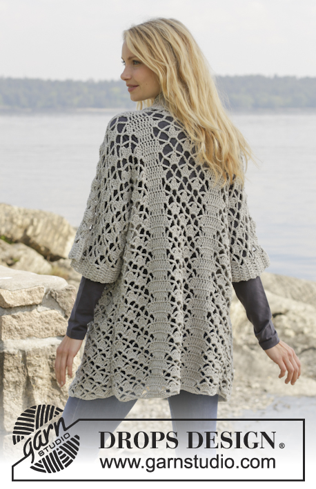 Shining Star Lace Jacket Free Crochet Pattern