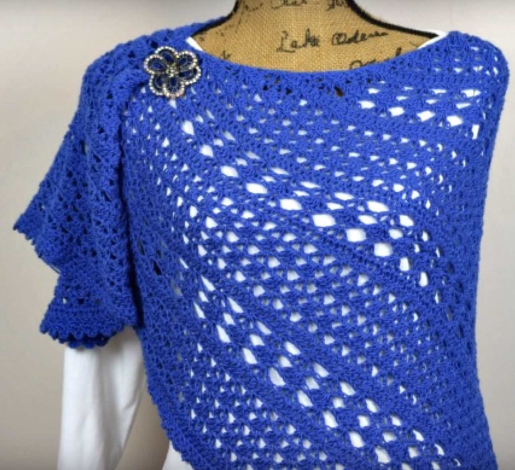 Southern Diamonds Shawl Free Video Tutorial