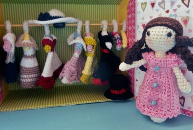The Princess and Her Clothes Free Crochet Doll Pattern