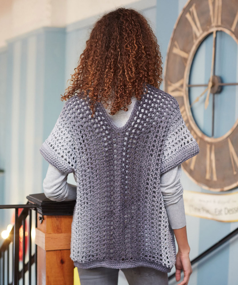 Two-Rectangle Sweater Free Crochet Pattern