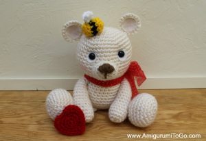Bee Mine Teddy Bear Free Crochet Pattern