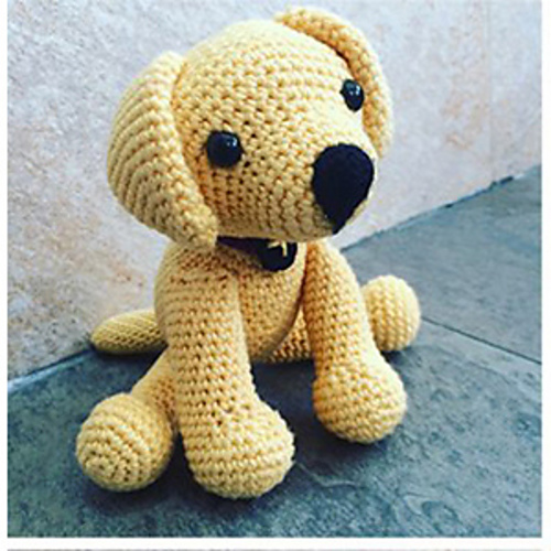 Crochet Labrador Free Amigurumi Pattern