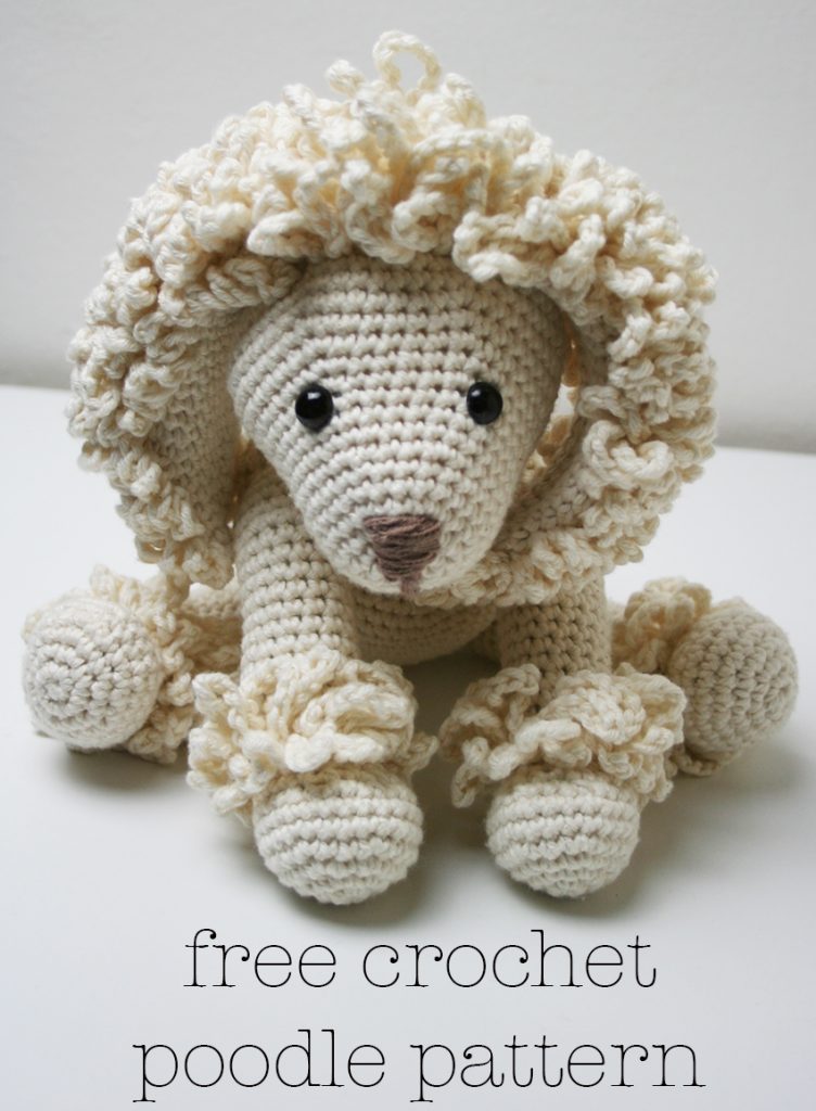 Crochet Poodle Pattern Free. Free crochet pattern download for an adorable poodle.