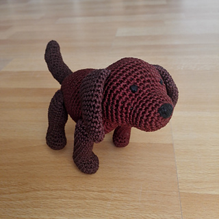 crochet amigurumi dog