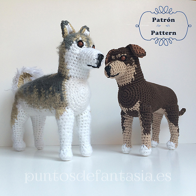 Generic dog shape free crochet dog pattern