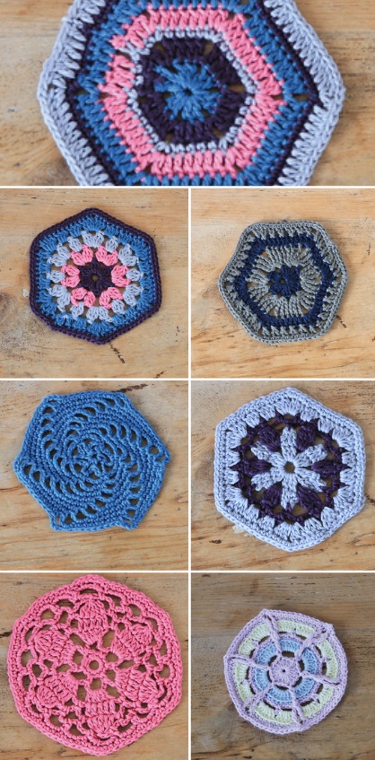 Hexagon Crochet Along Free Patterns