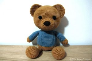 Lil' Classic Teddy Free Crochet Pattern