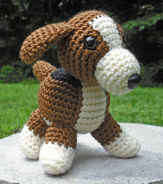 Lily Baby Beagle Amigurumi Stuffed Puppy Dog