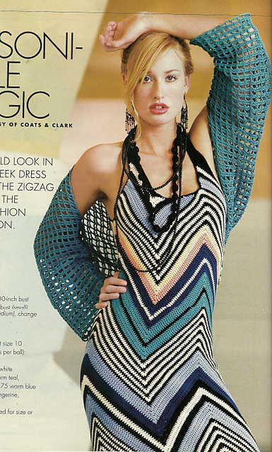 Missoni-Style Magic Dress Free Crochet Pattern