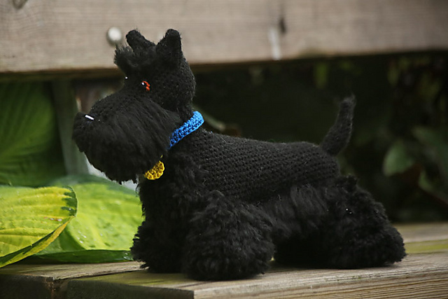 Scottish Terrier Free Crochet Toy Amigurumi Pattern