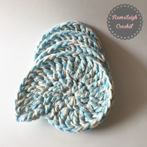 Sea Shell Coasters Free Crochet Pattern