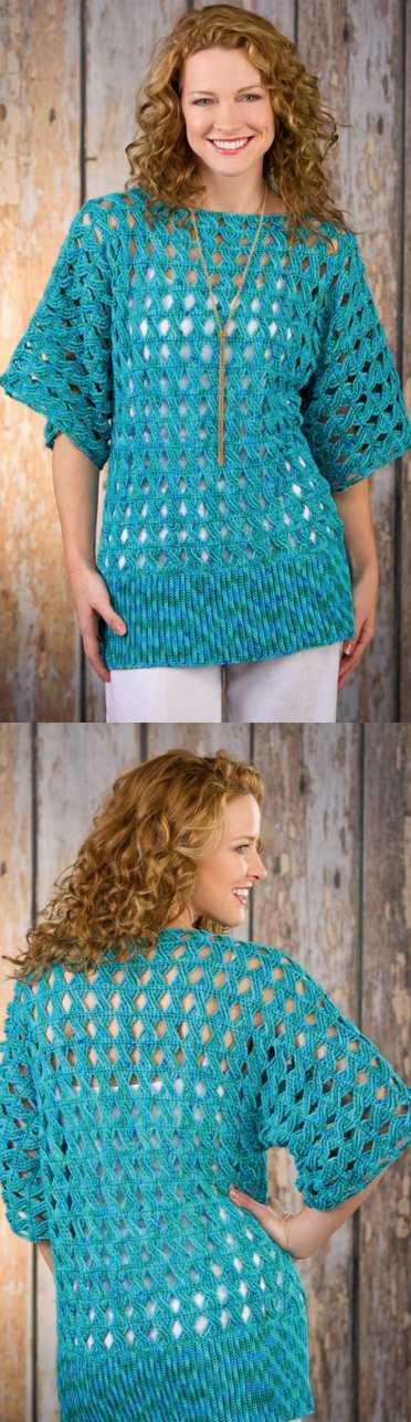 Summer Breeze Lightweight Tunic Free Crochet Pattern