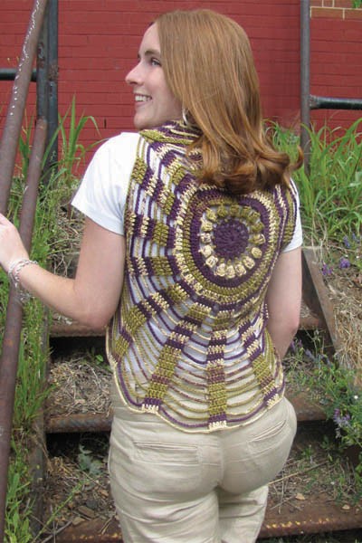 Unchained Circles Vest Easy Crochet Pattern