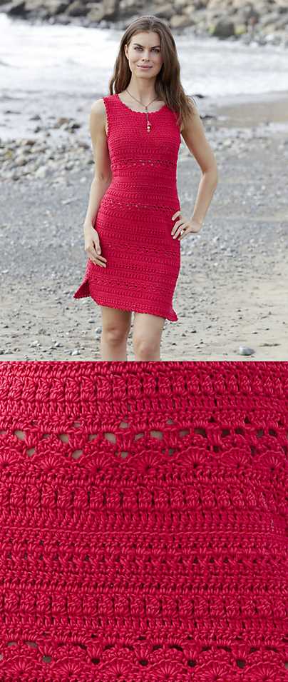 Belladonna Fitted Crochet Dress Free Pattern